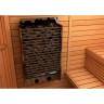 Электрическая печь SAWO CIRRUS ROCK (7,5 кВт, встроенный пульт, нержавейка) CRR3-75NB-P